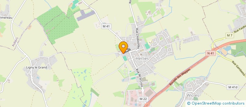 localisation de l'entreprise MADAME ROSELINE MAIRET  HERLIES