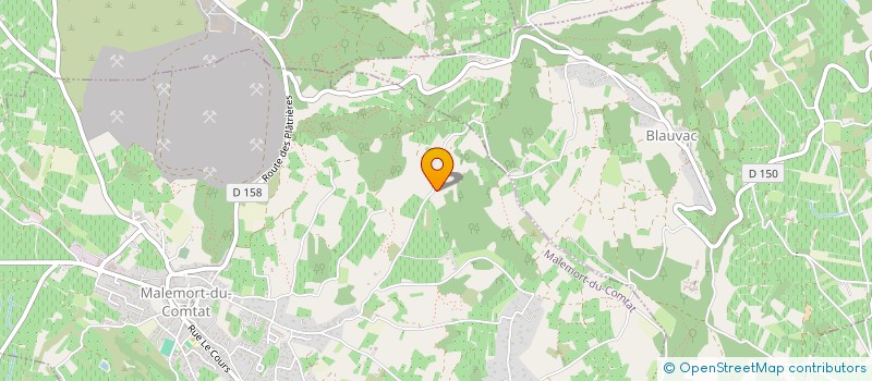 localisation de l'entreprise MADAME ROSELINE MALCORDEYDIER à MALEMORT-DU-COMTAT
