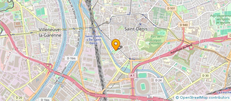 localisation de l'entreprise MADAME ROSELINE MORELLI  SAINT-DENIS