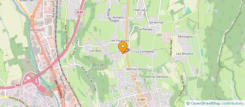 localisation de l'entreprise MADAME ROSELINE MOSNIER  SONNAZ