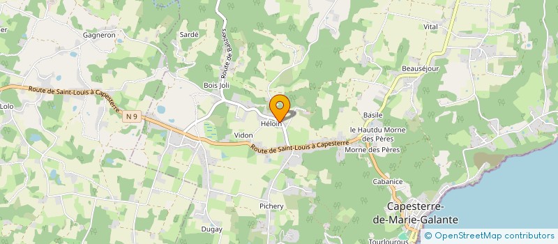 localisation de l'entreprise MADAME ROSELINE PASBEAU à CAPESTERRE-DE-MARIE-GALANTE
