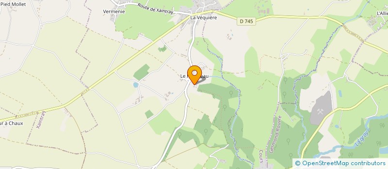 localisation de l'entreprise MADAME ROSELINE PINEAU  CHAMPDENIERS