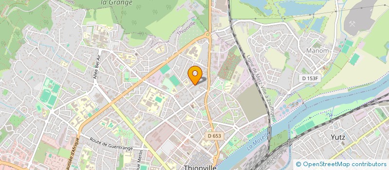 localisation de l'entreprise MADAME ROSELINE PLASSAIS  THIONVILLE