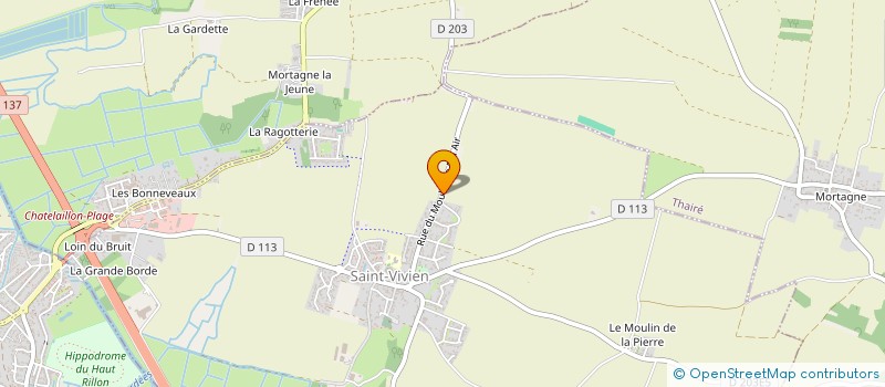 localisation de l'entreprise MADAME ROSELINE PORTIER  SAINT-VIVIEN