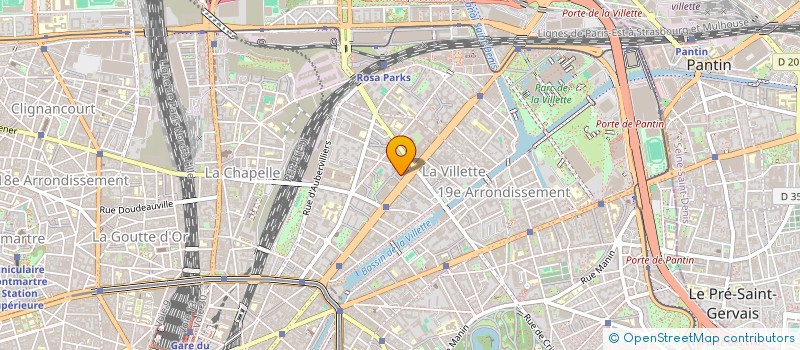 localisation de l'entreprise MADAME ROSELINE RAYMOND  PARIS