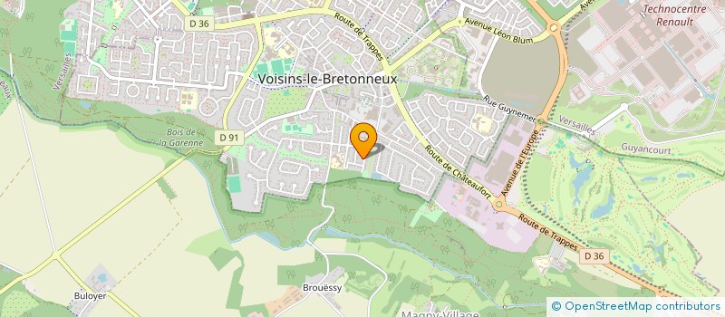 localisation de l'entreprise MADAME ROSELINE VANA à VOISINS-LE-BRETONNEUX