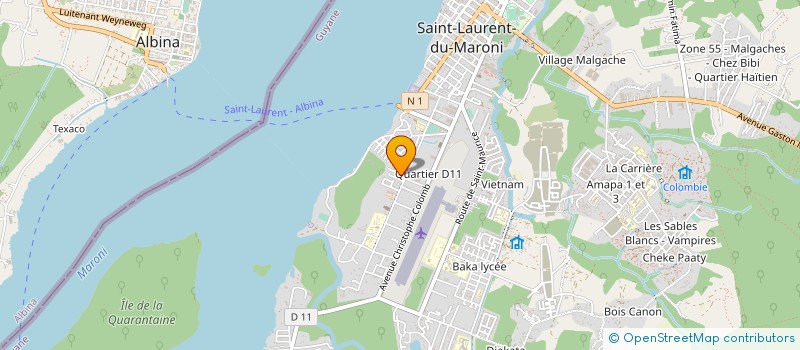 localisation de l'entreprise MADAME ROSELYNE ASSADI à SAINT-LAURENT-DU-MARONI