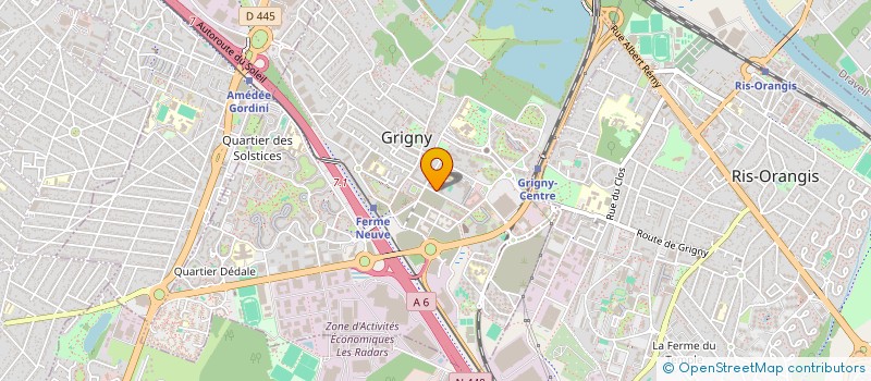 localisation de l'entreprise MADAME ROSELYNE BAZOT à GRIGNY