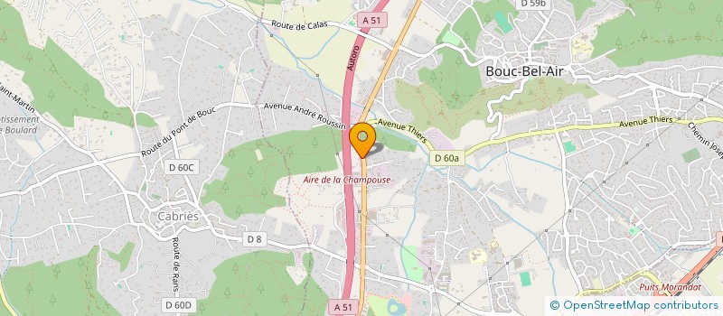 localisation de l'entreprise MADAME ROSELYNE BELLAVIA à BOUC-BEL-AIR