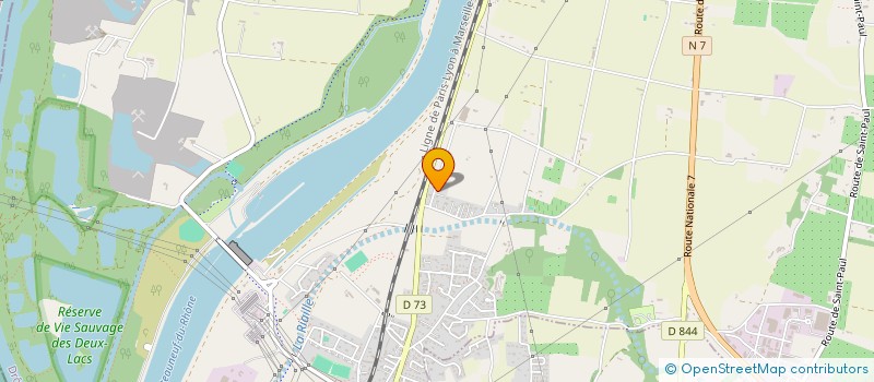 localisation de l'entreprise MADAME ROSELYNE BONNAND-MATHIEU  CHATEAUNEUF-DU-RHONE