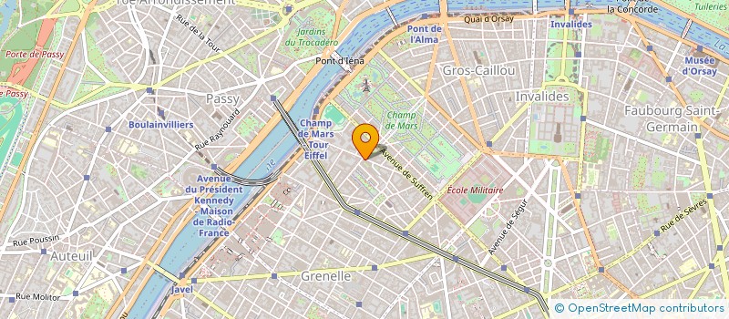 localisation de l'entreprise MADAME ROSELYNE BOUT DE MARNHAC  PARIS