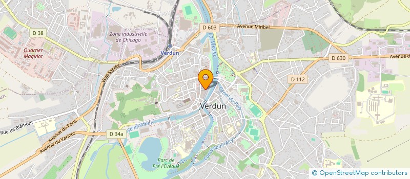 localisation de l'entreprise MADAME ROSELYNE BOUTEVILLAIN à VERDUN