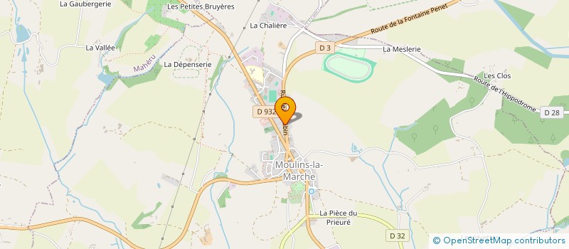 localisation de l'entreprise MADAME ROSELYNE CAMUS à MOULINS-LA-MARCHE