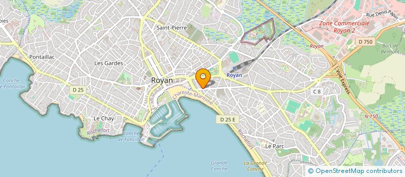 localisation de l'entreprise MADAME ROSELYNE CHABOT à ROYAN