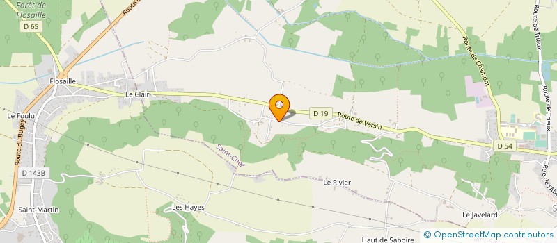 localisation de l'entreprise MADAME ROSELYNE CHALLOS  SAINT-CHEF