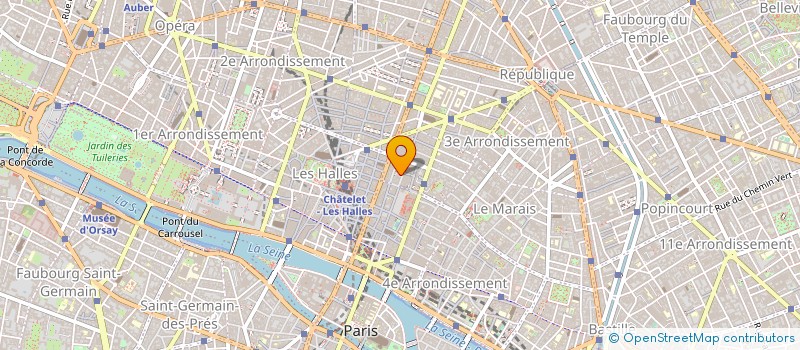 localisation de l'entreprise MADAME ROSELYNE CHEVALIER  PARIS