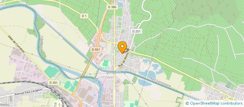 localisation de l'entreprise MADAME ROSELYNE CHOQUET  DIZY