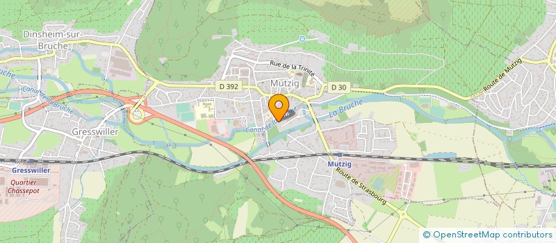 localisation de l'entreprise MADAME ROSELYNE COLIN  GRESSWILLER