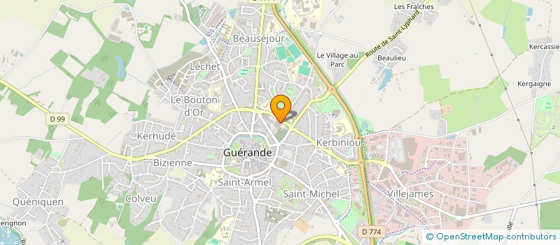localisation de l'entreprise MADAME ROSELYNE CONSTANT à GUERANDE