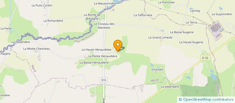 localisation de l'entreprise MADAME ROSELYNE CORNEE  MERAL