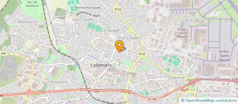 localisation de l'entreprise MADAME ROSELYNE CRABERE à COLOMIERS