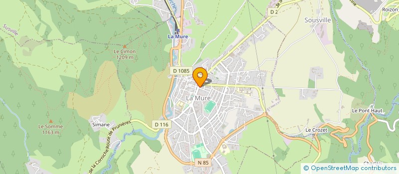 localisation de l'entreprise MADAME ROSELYNE CRAIGHERO  LA MURE