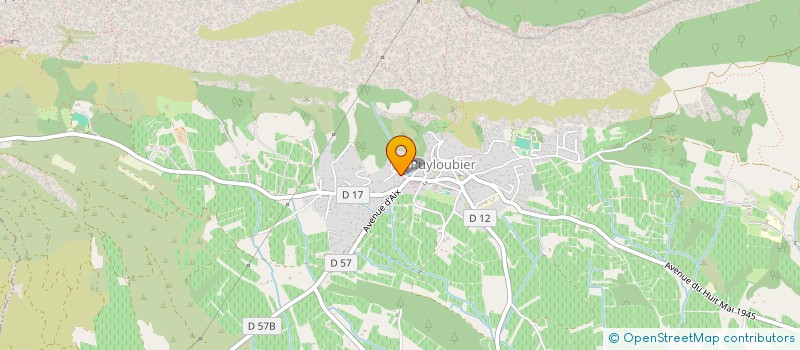 localisation de l'entreprise MADAME ROSELYNE D'AILLAUD DE CASENEUVE  PUYLOUBIER