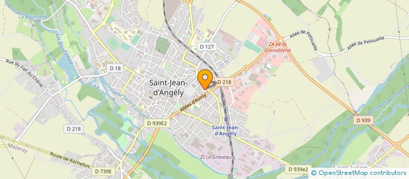 localisation de l'entreprise MADAME ROSELYNE DAILLER  SAINT-JEAN-D'ANGELY