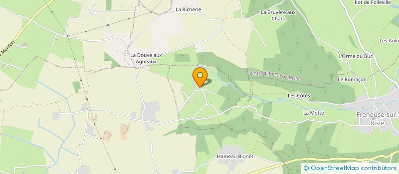 localisation de l'entreprise MADAME ROSELYNE DECAUX  FRENEUSE-SUR-RISLE