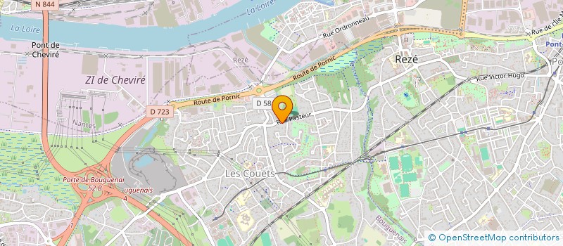 localisation de l'entreprise MADAME ROSELYNE DELAROCHE  BOUGUENAIS