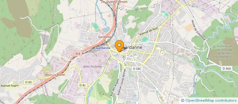 localisation de l'entreprise MADAME ROSELYNE DELEUIL à GARDANNE