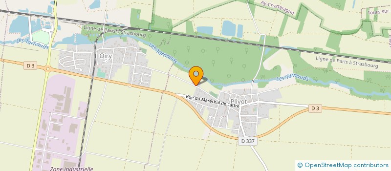 localisation de l'entreprise MADAME ROSELYNE DESLOGES  PLIVOT