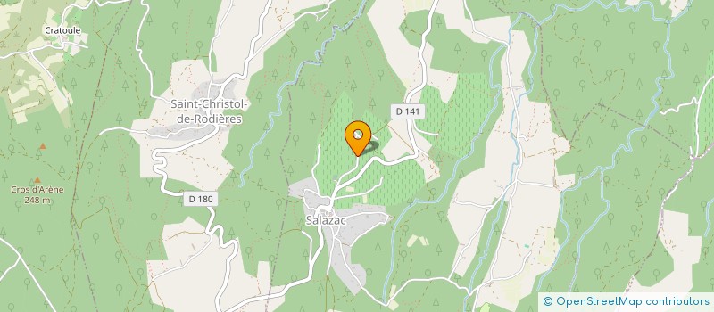 localisation de l'entreprise MADAME ROSELYNE DIEUDONNE  SALAZAC