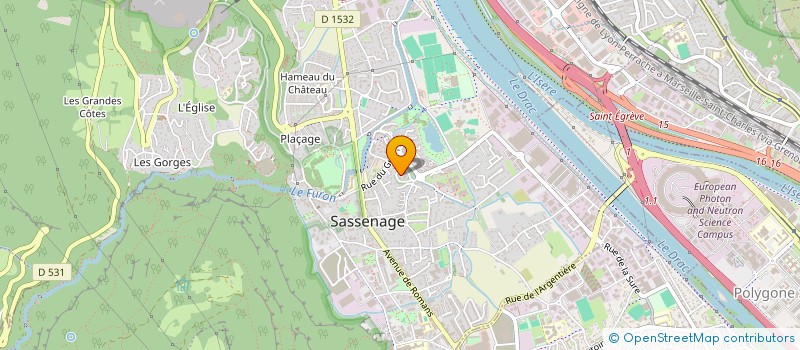 localisation de l'entreprise MADAME ROSELYNE DUPRAZ FOREY à SASSENAGE