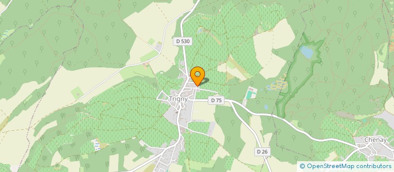 localisation de l'entreprise MADAME ROSELYNE FENEUIL  TRIGNY