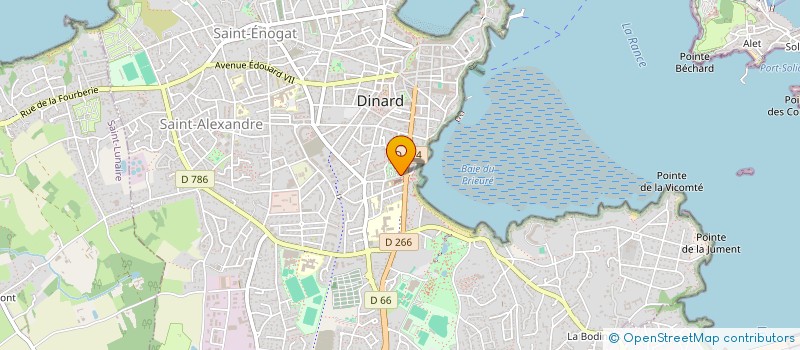 localisation de l'entreprise MADAME ROSELYNE FERRIEU  DINARD