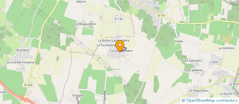 localisation de l'entreprise MADAME ROSELYNE FORESTIER à BRISSAC LOIRE AUBANCE