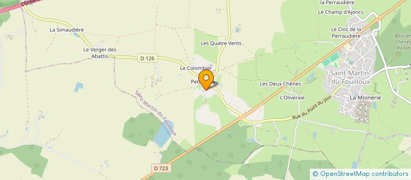 localisation de l'entreprise MADAME ROSELYNE GABARD  SAINT-MARTIN-DU-FOUILLOUX