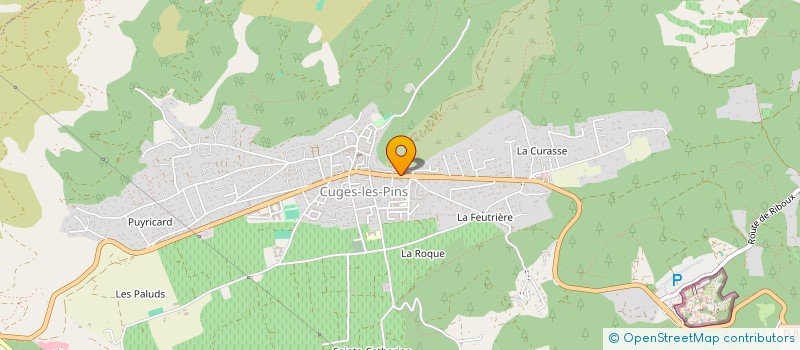 localisation de l'entreprise MADAME ROSELYNE GAUDY à CUGES-LES-PINS