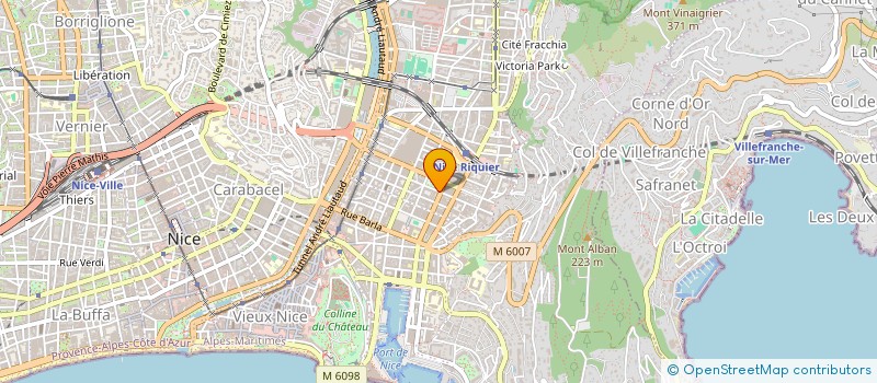 localisation de l'entreprise MADAME ROSELYNE GIOVANANGELI à NICE