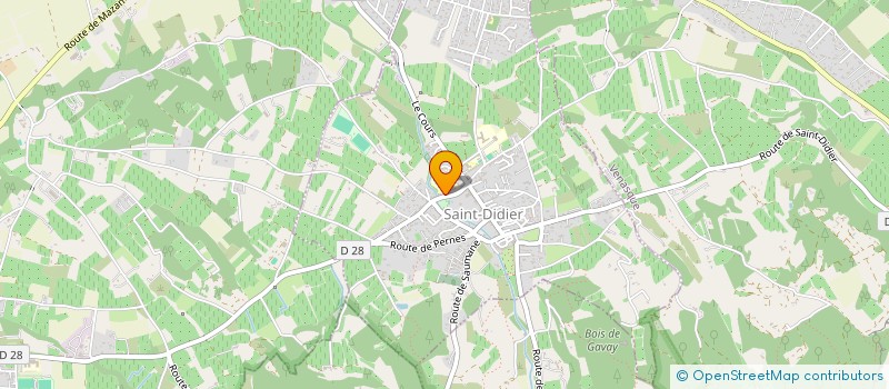 localisation de l'entreprise MADAME ROSELYNE GRAND  SAINT-DIDIER