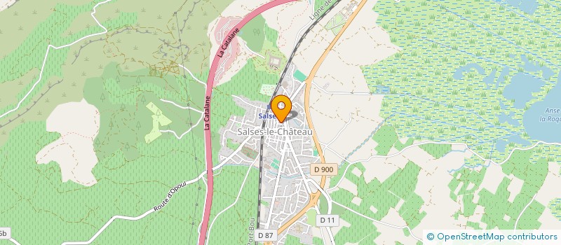 localisation de l'entreprise MADAME ROSELYNE GUEUDIN à SALSES-LE-CHATEAU