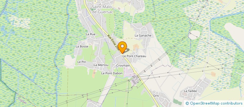 localisation de l'entreprise MADAME ROSELYNE GUIHARD à SAINT-MALO-DE-GUERSAC