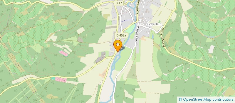 localisation de l'entreprise MADAME ROSELYNE GUINEE  LES RICEYS