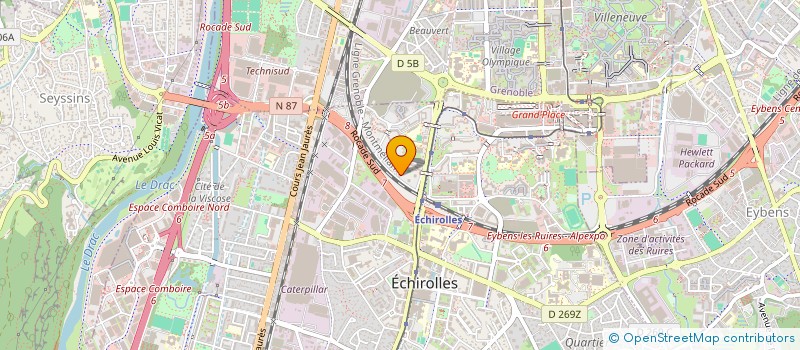 localisation de l'entreprise MADAME ROSELYNE HAUSTAN à ECHIROLLES