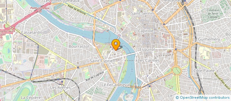 localisation de l'entreprise MADAME ROSELYNE HEUZE à TOULOUSE