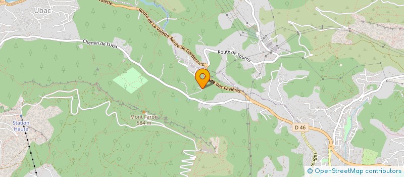 localisation de l'entreprise MADAME ROSELYNE JEAUBERT  TOULON