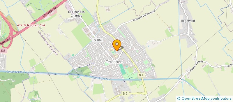 localisation de l'entreprise MADAME ROSELYNE KESMAECKER  TETEGHEM-COUDEKERQUE-VILLAGE