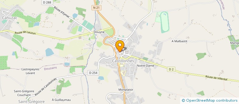 localisation de l'entreprise MADAME ROSELYNE KULECZKA  CASTILLONNES