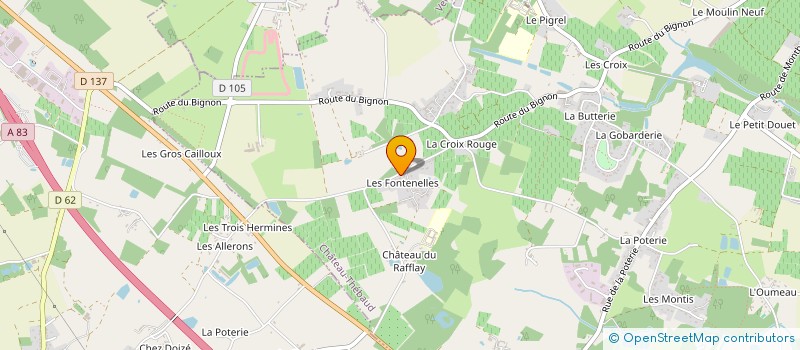 localisation de l'entreprise MADAME ROSELYNE LABBE  CHATEAU-THEBAUD